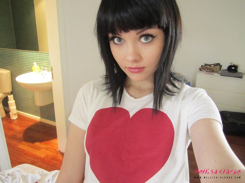 Woman with Heart T-shirt — White