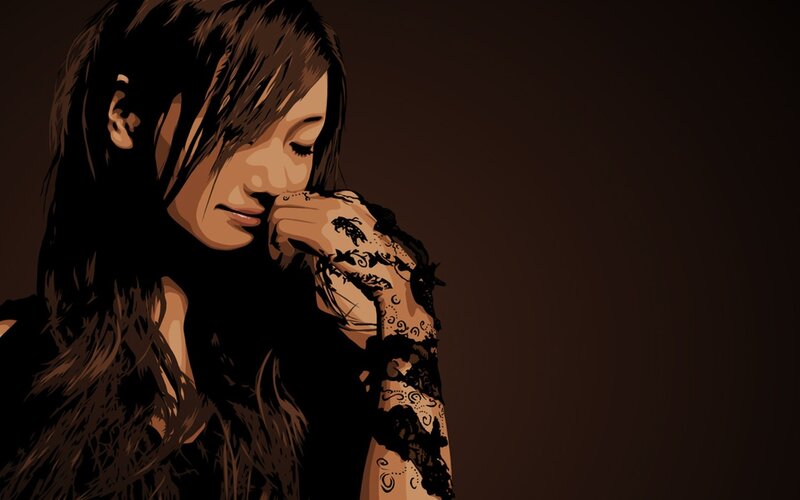 woman with henna tattoos