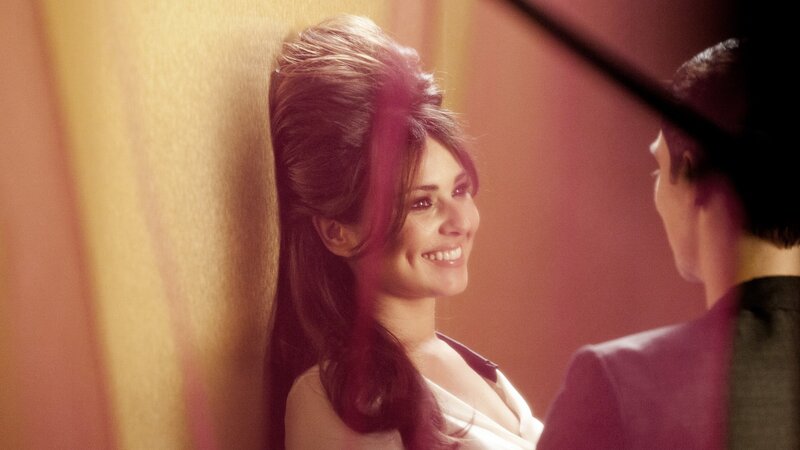 Woman with High Hairstyle — Red