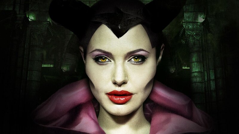 Woman with Horns and Red Lips