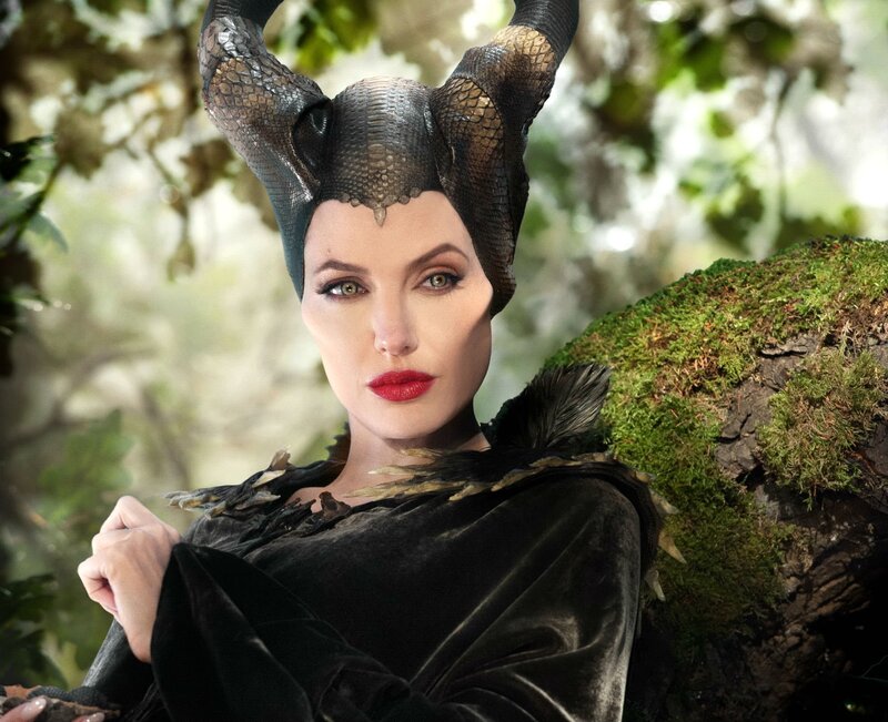 Woman with Horns — Black, Dramatic