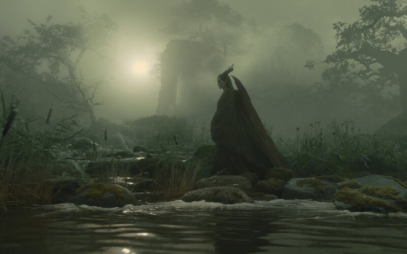 Woman with Horns in Mist