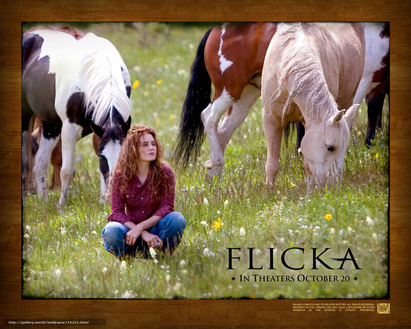 Woman with Horses — Green