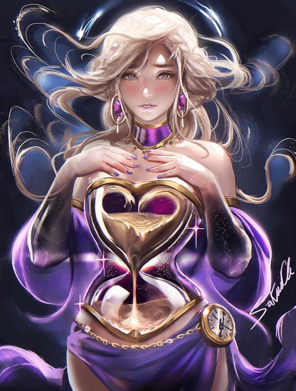 Woman with Hourglass Chest