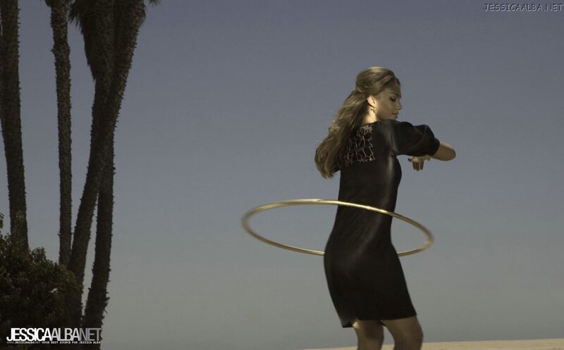 woman with hula hoop
