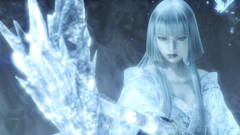 Woman with Ice Powers