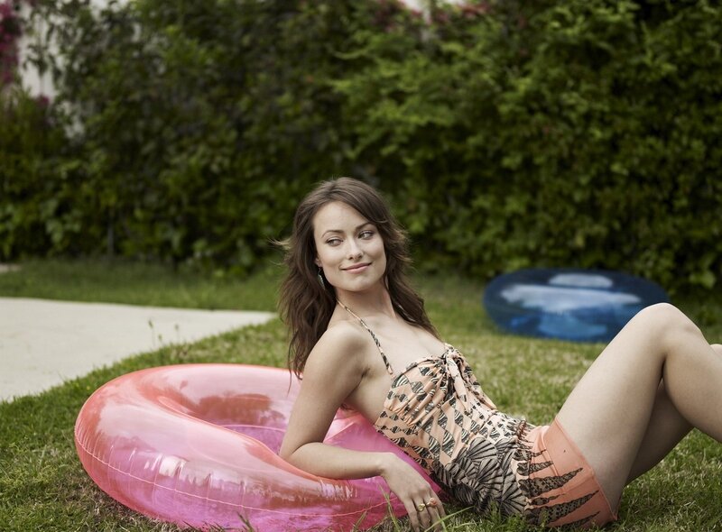 woman with inflatable ring