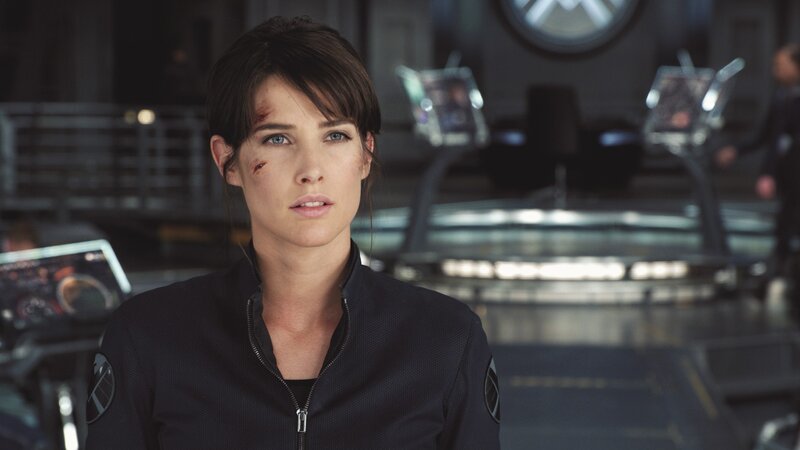 woman with injury in sci-fi setting