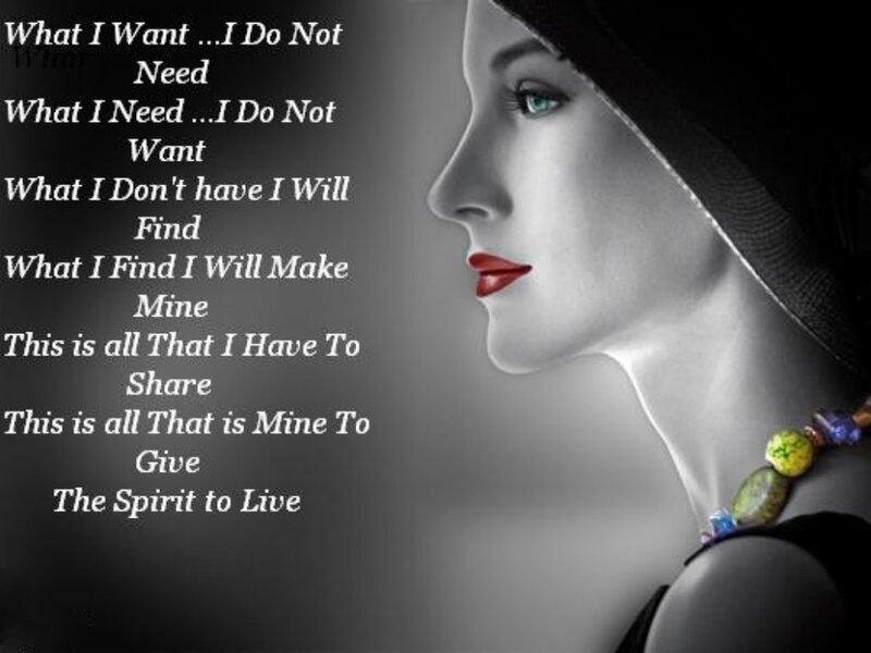 woman with inspirational quote