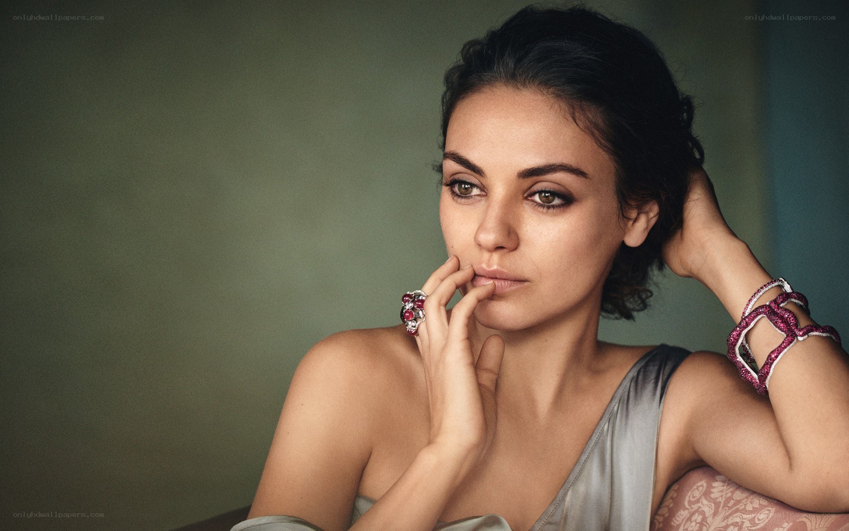 woman with jewelry posing
