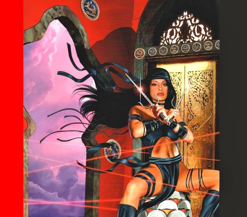 Woman with Katanas
