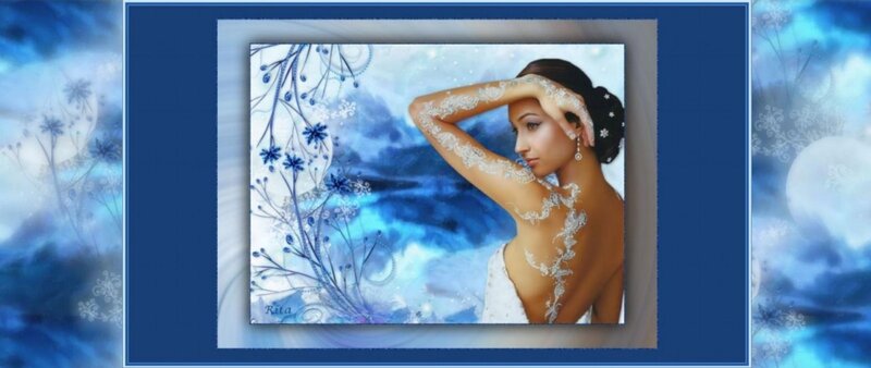 Woman with Lace Tattoos