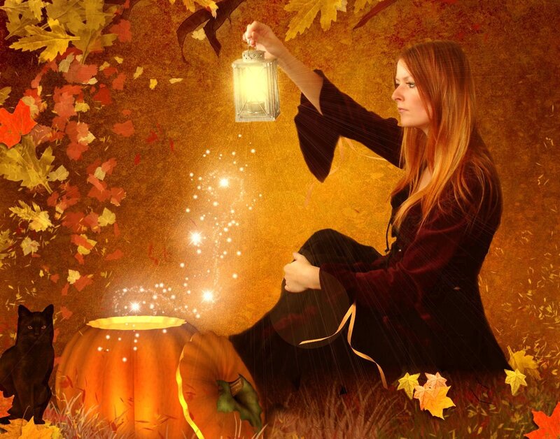 Woman with Lantern