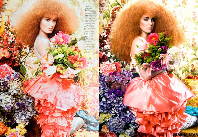 Woman with Large Afro
