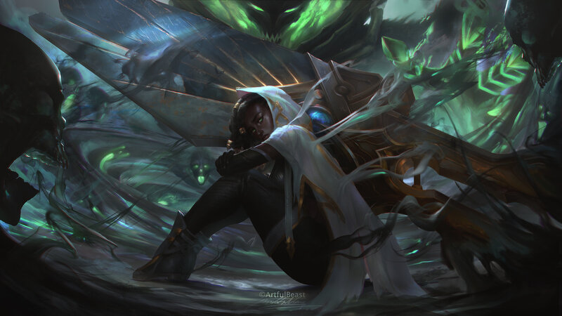 Woman with Large Weapon — Black