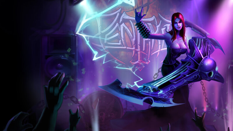 Woman with Large Weapon — Purple