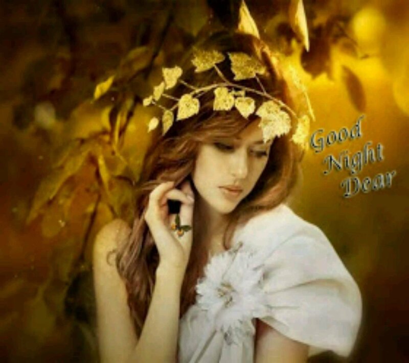 Woman with Leaf Crown — Gold