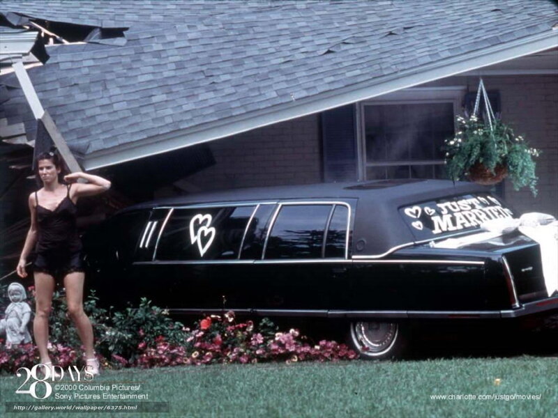 woman with limo outside house