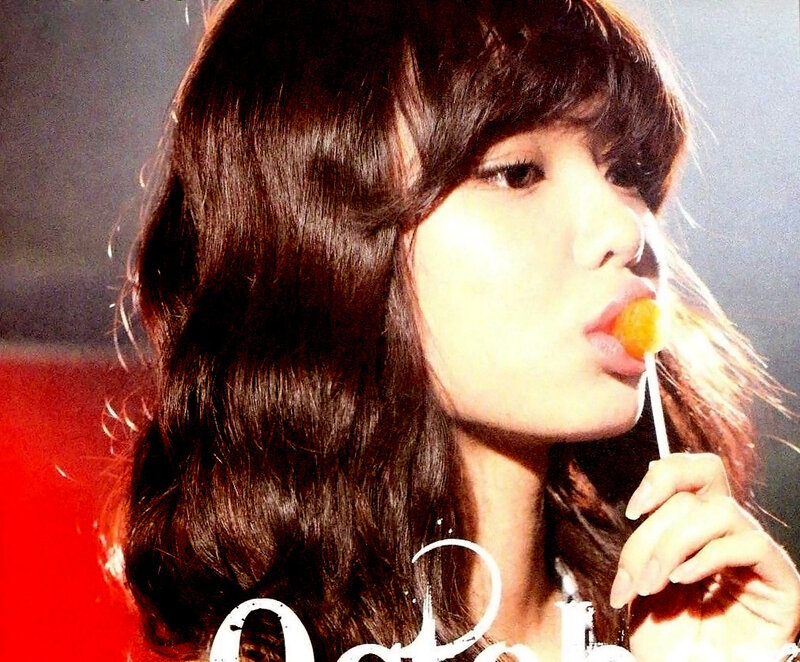 woman with lollipop