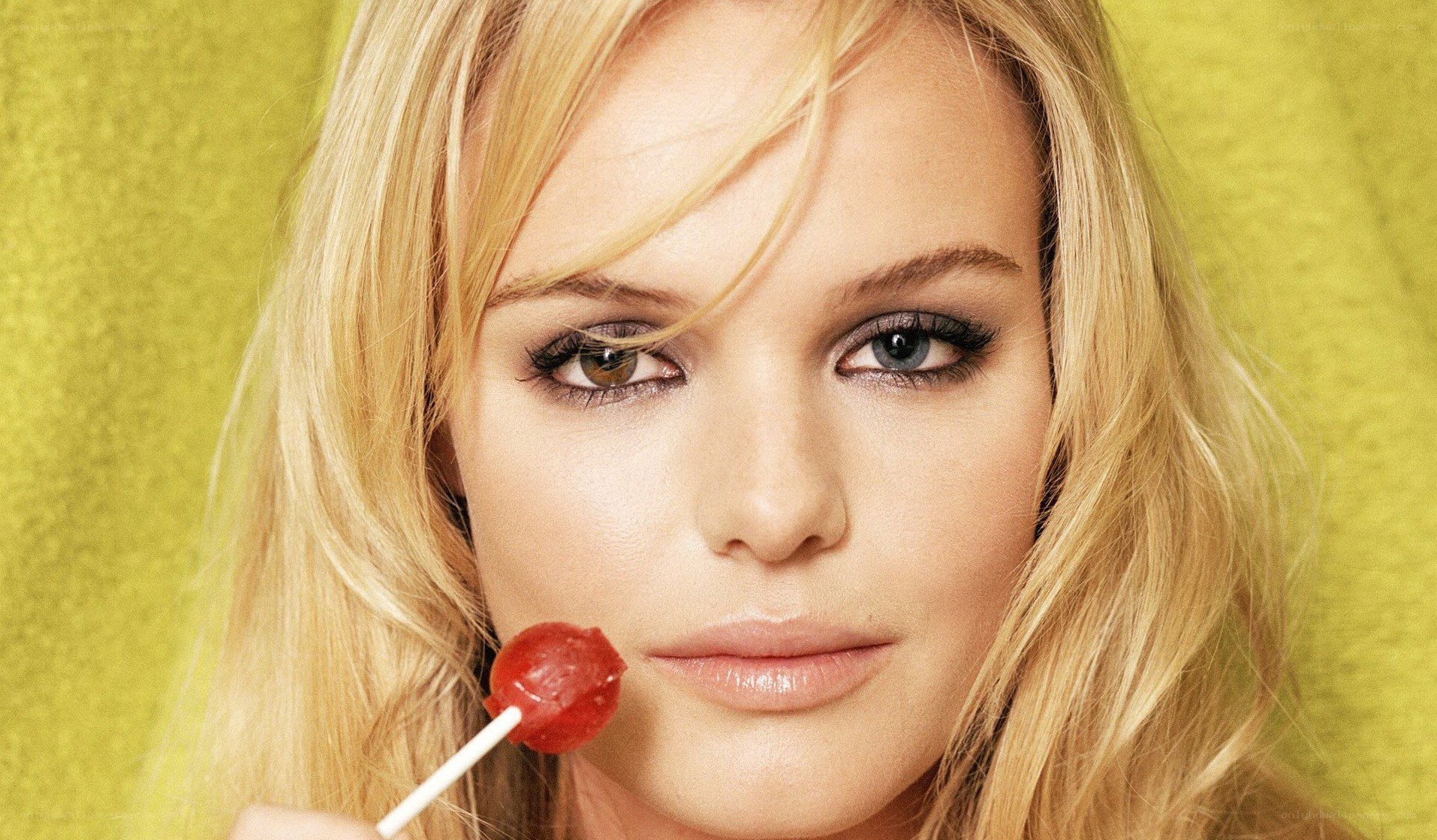 woman with lollipop