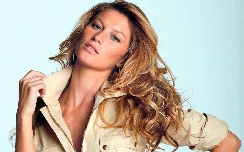 Woman with Long Blonde Hair — Beige, Confident