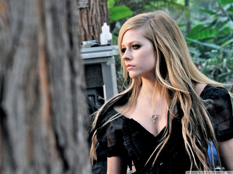 Woman with Long Blonde Hair — Black, Contemplative