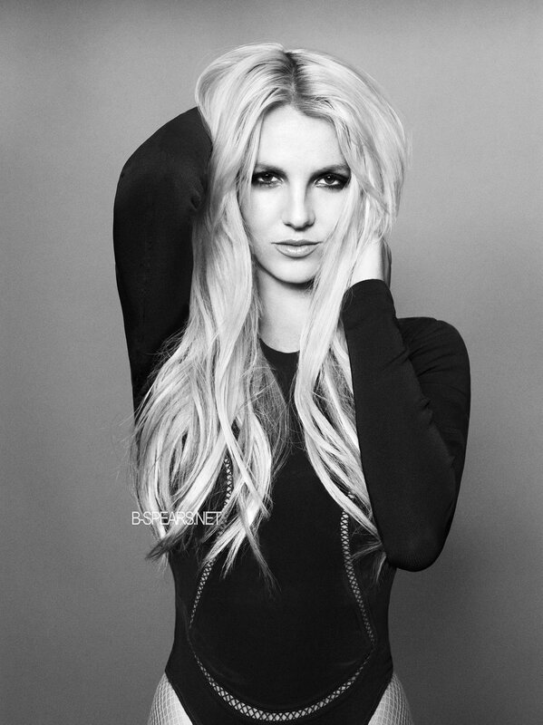 Woman with Long Blonde Hair — Black, Dramatic, Photograph, Black Top, Fishnet Stockings
