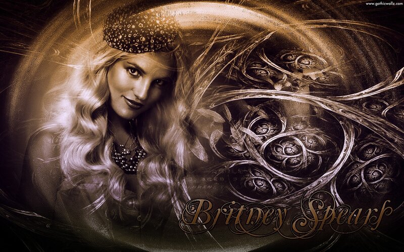 Woman with Long Blonde Hair — Brown, Dramatic, Digital Art
