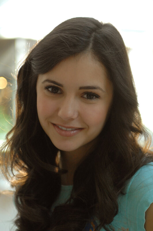 woman with long brown hair