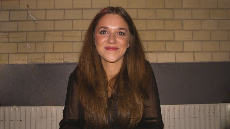 woman with long brown hair