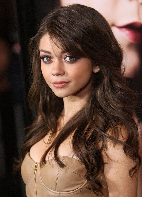 woman with long brown hair