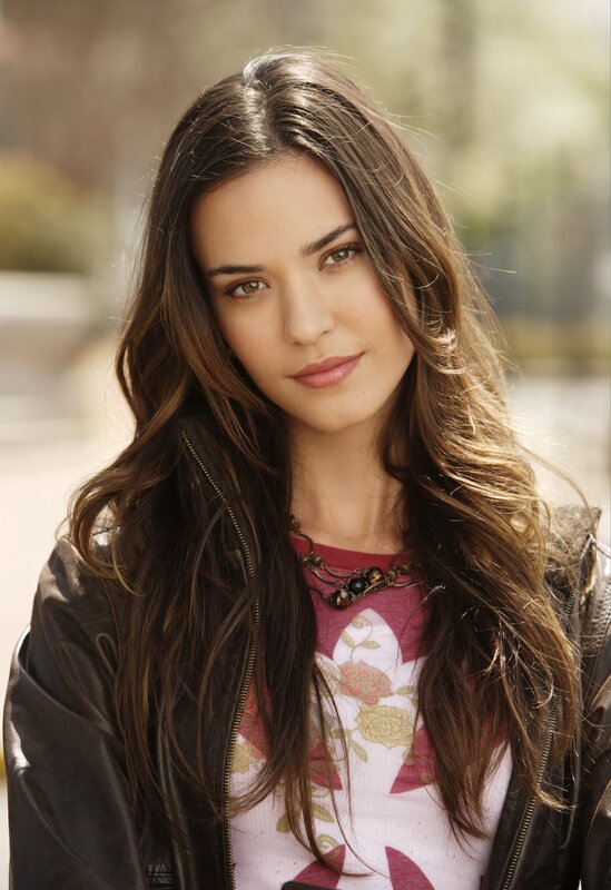 woman with long brown hair
