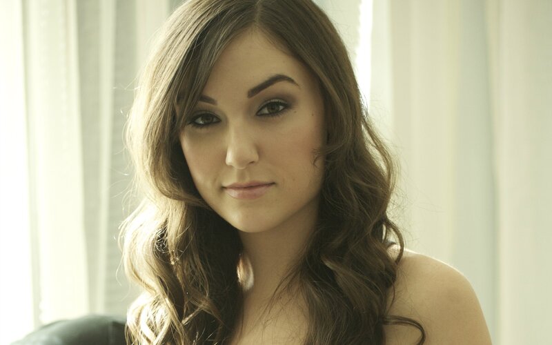 woman with long brown hair