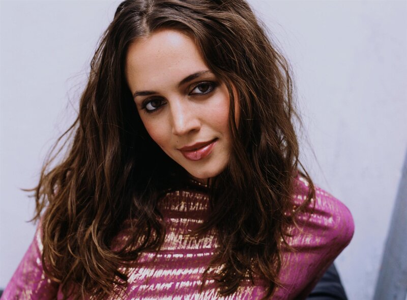 woman with long brown hair