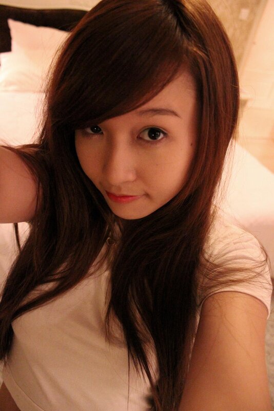woman with long brown hair