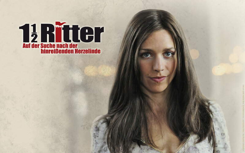 Woman with Long Brown Hair — Beige, Dramatic
