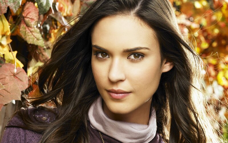 Woman with Long Brown Hair — Calm, Autumn