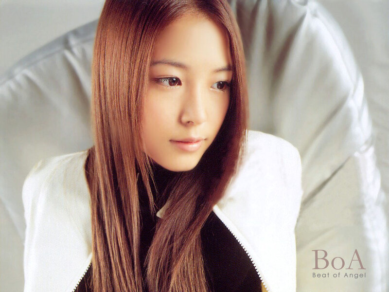 Woman with Long Brown Hair — Calm, Photograph, White Jacket