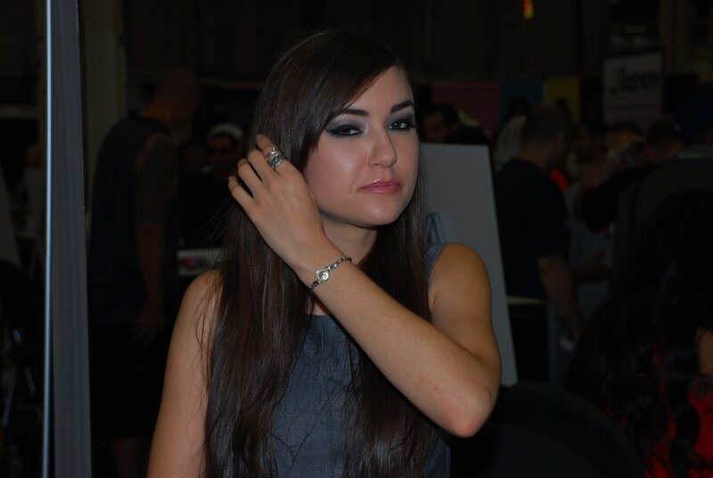 Woman with Long Brown Hair — Neutral, Night, Photograph, Ring