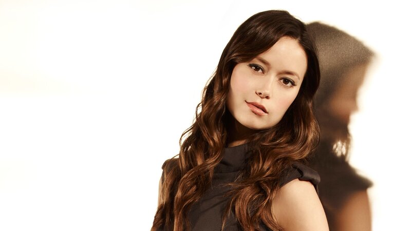 Woman with Long Brown Hair — Neutral, Photograph, Shadow