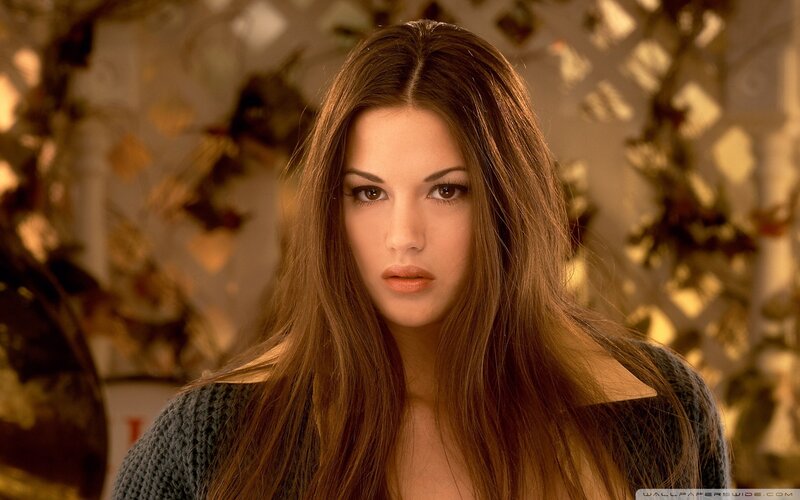 Woman with Long Brown Hair — Neutral, Photograph