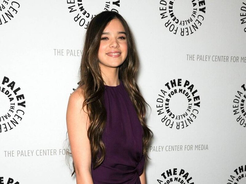 Woman with Long Brown Hair — Purple, Neutral