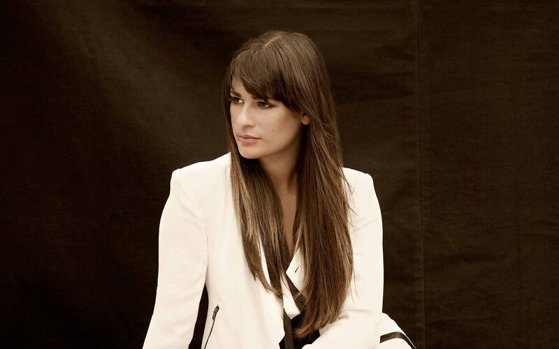 Woman with Long Brown Hair — Serious, Photograph, White Jacket