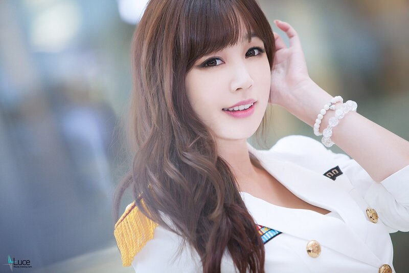 Woman with Long Brown Hair — White, Calm, Photograph, White Jacket