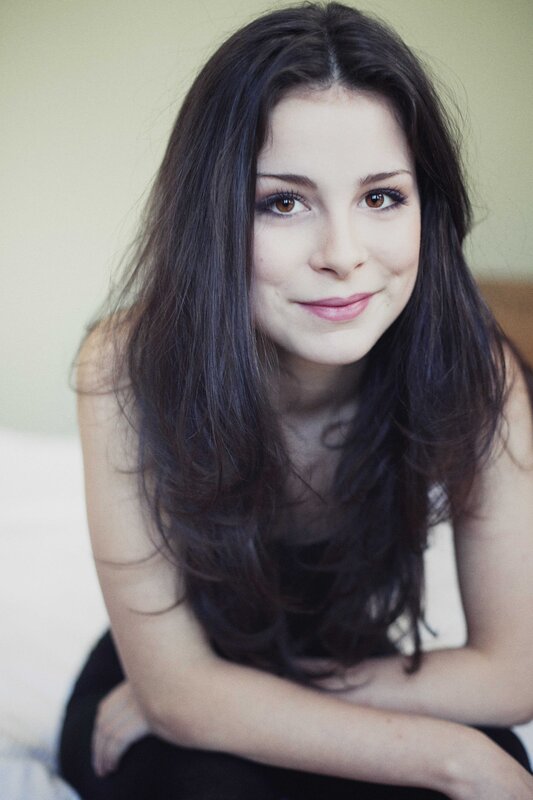 woman with long dark hair