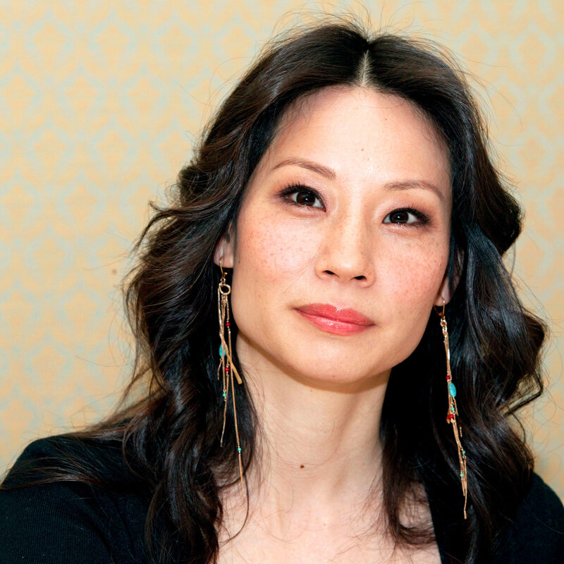 woman with long dark hair