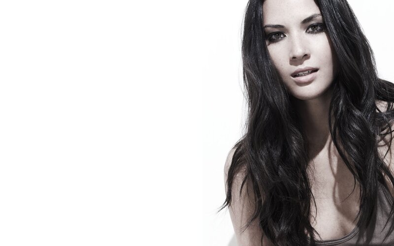 woman with long dark hair