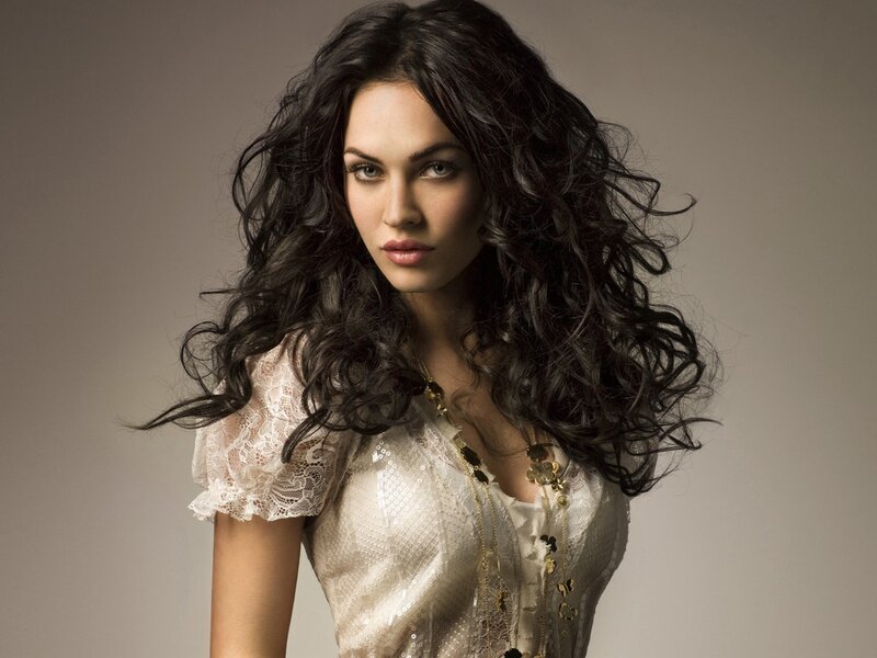 woman with long dark hair