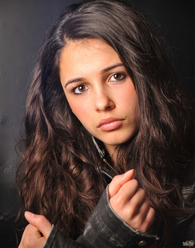 woman with long dark hair