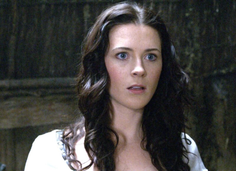 woman with long dark hair